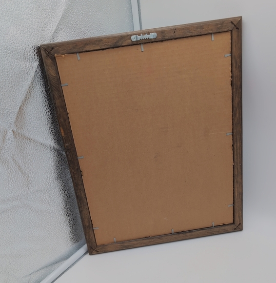 Vintage Framed Seashell Art Print By Petropoulos 12.5 x 15.5 - Picture 3 of 5